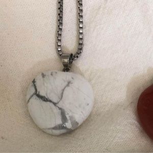 Set of 2 18" Heart Pendants